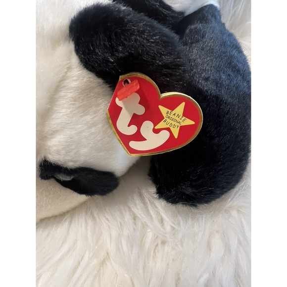 1998 Ty Beanie Buddy PEKING the Panda Bear 14" Plush Vintage Stuffed Animal - Picture 8 of 10